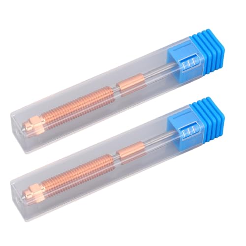 2 PCs Schnelle Tauschdüse Ti Legierung Wärmebreite gehärteter Stahl CRZRCU All Metall -integrierte Düse für K2 plus 3D -Drucker (0.4mm) von BORDSTRACT