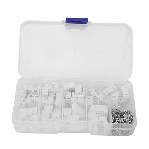 230 Stücke Anschlussklemme JST Stecker Kit, mit 2p 3p 4p 5p Anschlussadapter 2.54 mm Pin Kunststoff Gehäuse Terminal Verbinder Für Verschiedene Elektronische Geräte von BORDSTRACT