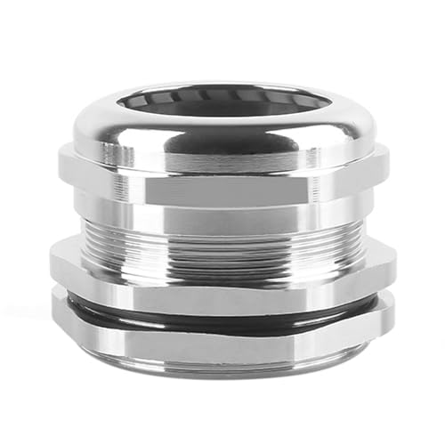 2Pcs Kabelverschraubung NPT1 1/4, Vernickeltes Messing Wasserdichte Verschraubungen Gelenke, IP68 Einstellbare Anschlussverschraubungen, Connectors mit Dichtungen und Gegenmutter 22-30mm Durchmesser von BORDSTRACT