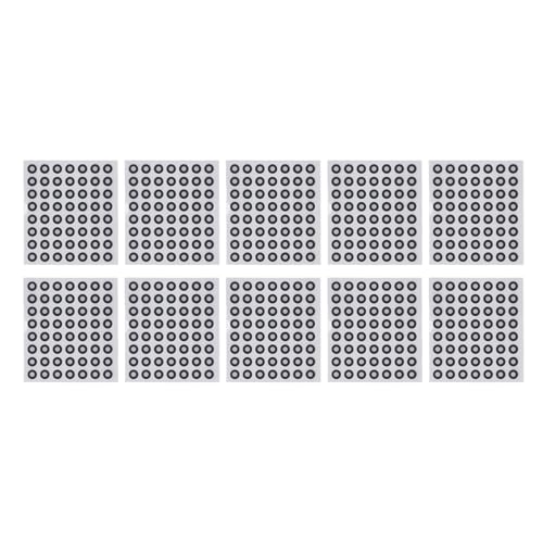 3D Scanning Markers Reflective Diffuse Reflection 6mm OD 3mm ID Optical Tracking Dot Scanner Motion Capture Metrology Pack of 10 Sheets von BORDSTRACT