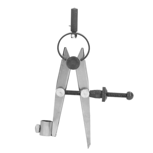 4,92 Zoll verstellbare, abschließbare Flügelteiler-Bremssättel, Rill-Entwurfskompass-Werkzeug für die Geometriezeichnung in der Metallbearbeitung (Kohlenstoffstahl) von BORDSTRACT