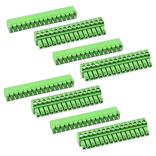 4 Sätze 3,81 mm Leiterplatten-Schraubklemmenblöcke und -Buchsen mit Löchern, 15-polige 300-V-8-A-Klemmenblöcke und -Buchsen für 28–16 AWG-Kabel, geeignet für Haushaltsgeräte, Industrieprojekte 4 Sätze 3,81 mm Leiterplatten-Schraubklemmenblöcke und -Buchsen mit Löchern, 15-polige 300-V-8-A-Klemmenblöcke und -Buchsen für 28–16 AWG-Kabel, geeignet für Haushaltsgeräte, Industrieprojekte von BORDSTRACT