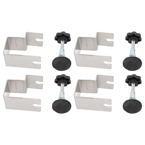 4pcs Schublade Fixierung Clip Long gebogene Bogenstruktur Holzbearbeitungsfrontanlagerungsklemme Edelstahl -Hilfsmittel -Jig -Werkzeug von BORDSTRACT