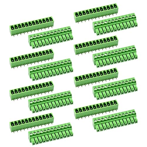 8 Sätze 3,81 mm Schraubklemmenblöcke und Buchsen für Leiterplattenmontage mit Löchern, 12-polige 300-V-8-A-Klemmenblöcke Buchsen für 28–16 AWG-Kabel, geeignet für Haushaltsgeräte und Industrieprojekte 8 Sätze 3,81 mm Schraubklemmenblöcke und Buchsen für Leiterplattenmontage mit Löchern, 12-polige 300-V-8-A-Klemmenblöcke Buchsen für 28–16 AWG-Kabel, geeignet für Haushaltsgeräte und Industrieprojekte von BORDSTRACT