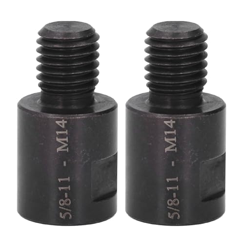 Angle Grinder Adapter Kit Attachment Converter Interface Connector Polisher Drill Bit Tool for Various Power Tools Accessories (5/8in-11 Male to M14 Female) von BORDSTRACT
