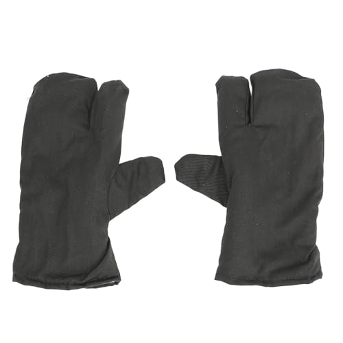 BORDSTRACT 1 Paar 3 Finger warme Handschuhe alte Winter -Schutzhandschuhe im Freien im Freien im Freien Kühlung Aufbewahrungsarbeit mit Grün umgehen von BORDSTRACT