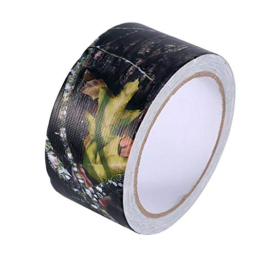 BORDSTRACT Camouflage Band Selbstklebend, Selbstklebend Bandag Camouflage Tape Camouflage Stealth Klebeband, wasserdichte Bandage für Outdoor Camping Jagd(Blätter Tarnung) von BORDSTRACT