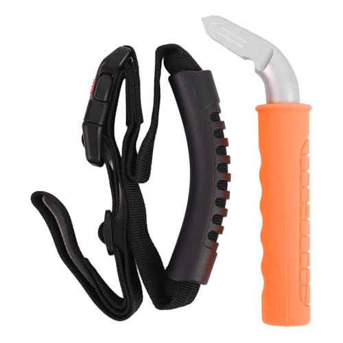 BORDSTRACT Car Door Handle Assist Ergonomic Comfort Grip Vehicle Support Handle Portable Multifunctional Design (Orange) von BORDSTRACT