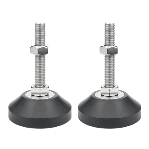 BORDSTRACT Gummibodenausgleichsplatte, 2 Pcs M8 Verstellbare Möbelbeine, Metall-Nivellierfüße mit Gewinde, leicht verstellbare Möbel-Nivellierer, für alle Arten von Möbelfüßen, Regal(D40*M8*L120) BORDSTRACT Gummibodenausgleichsplatte, 2 Pcs M8 Verstellbare Möbelbeine, Metall-Nivellierfüße mit Gewinde, leicht verstellbare Möbel-Nivellierer, für alle Arten von Möbelfüßen, Regal(D40*M8*L120) von BORDSTRACT