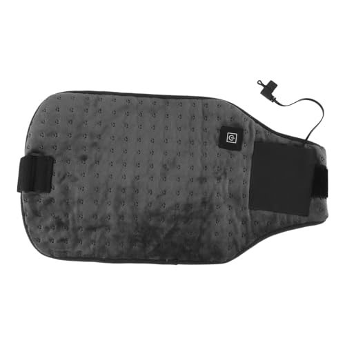 BORDSTRACT HEATING WAIST WRAP USB ADJUSTABLE TEMPERATURE FAST HEATING USB HEATING WAIST WRAP HEATING PAD WAIST NECK KNEE MULTIFUNCTIONAL DESIGN (Dark Gray) von BORDSTRACT
