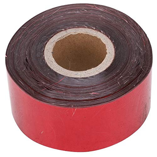 BORDSTRACT Heißprägefolie Papier Leder Stoff Paket Box Dekoration Zubehör 3cm Breite 120 Meter Länge zum Heißprägen von Papier, Leder, Kunststoff, Holz, Stoff(rot) von BORDSTRACT