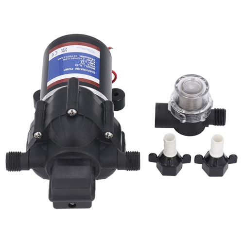 Diaphragm Water Pump Electric Self Priming 45psi 2.9GPM Micro Pressure Booster for RV Marine Yachts (12V) von BORDSTRACT