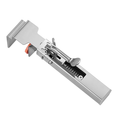 Einstellbare Schubladenfixierungsklemme aus Edelstahl stabiler starker Griff Schubladenclip für die Installation von Schrankschreibermöbeln (1PCS) von BORDSTRACT