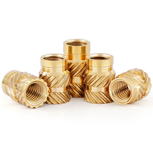 Gewindeeinsatz,100 Stück M1.6*3*2.5mm C3640 Messing-Heizeinsatz,Einpressmutter Standard Innengewinde Hardware Muttern Durch Einschmelzen für 3D Druck Zubehör Kunststoffteiledurch Wärme Ultraschall Gewindeeinsatz,100 Stück M1.6*3*2.5mm C3640 Messing-Heizeinsatz,Einpressmutter Standard Innengewinde Hardware Muttern Durch Einschmelzen für 3D Druck Zubehör Kunststoffteiledurch Wärme Ultraschall von BORDSTRACT