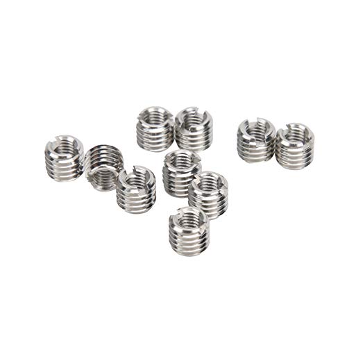 Gewindereduziermutter, selbstschneidender Gewindeeinsatz 10 Stück Innengewinde M5x0,8mm Außengewinde M8x1,25mm für Dampfturbinen Elektronische Kommunikationscomputer Gewindereduziermutter, selbstschneidender Gewindeeinsatz 10 Stück Innengewinde M5x0,8mm Außengewinde M8x1,25mm für Dampfturbinen Elektronische Kommunikationscomputer von BORDSTRACT