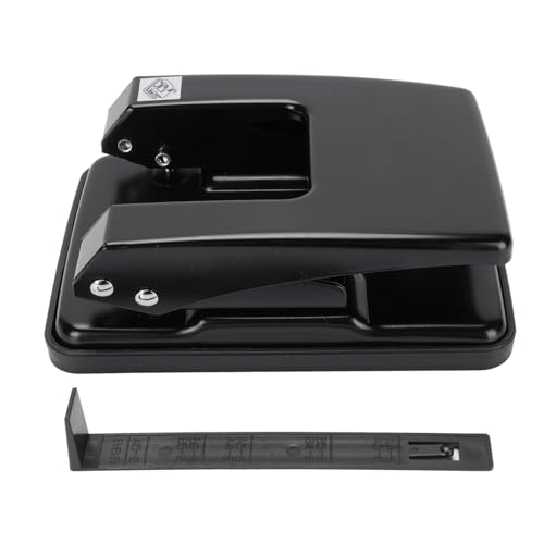 Heavy Duty 2 Loch Punch effizient Punches 40 Blätter Labour Saving Paper Puncher Office Supplies Schwarz schwarz von BORDSTRACT