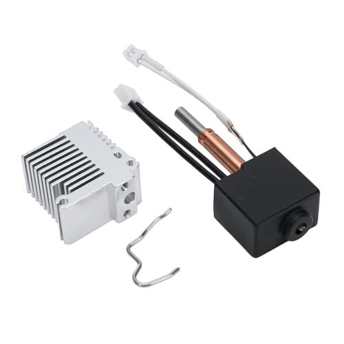 Hotend Kit Drucke Extruder Heizblock Kühlkörper Hartstahldüse Ersatz 3D -Drucker -Kombination (0.6mm) von BORDSTRACT