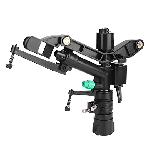 Impact-Sprinkler, Drehbarer Gartenregner mit einstellbarem Drehwinkel und Abdeckung, 1 Zoll Innengewinde, Sprinkler für Garten und Rasen von BORDSTRACT