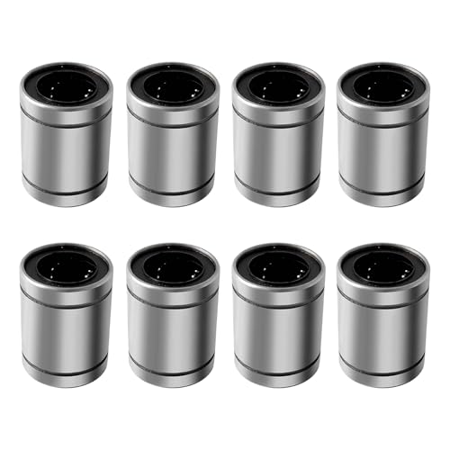 LM12UU Linearkugellager, 4 Stück mit 12mm Bohrung, 21mm Außendurchmesser, 30mm Länge mit beidseitiger Gummidichtung, ideal für CNC, 3D-Drucker LM12UU Linearkugellager, 4 Stück mit 12mm Bohrung, 21mm Außendurchmesser, 30mm Länge mit beidseitiger Gummidichtung, ideal für CNC, 3D-Drucker von BORDSTRACT