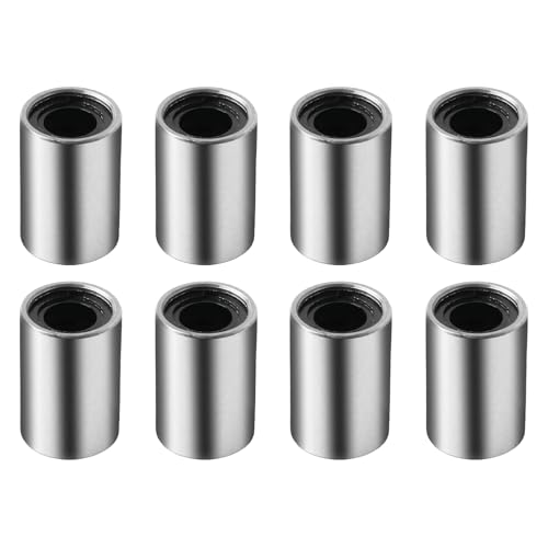 LM4 Linearkugellager, 8 Stück mit 4mm Bohrung, 8mm Außendurchmesser, 12mm Länge mit beidseitiger Gummidichtung, ideal für CNC, 3D-Drucker LM4 Linearkugellager, 8 Stück mit 4mm Bohrung, 8mm Außendurchmesser, 12mm Länge mit beidseitiger Gummidichtung, ideal für CNC, 3D-Drucker von BORDSTRACT