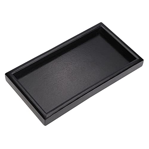 Serviertablett,Schwarz Servierplatte Tablett Schmuckteller Tablett Holz Teetablett mit Griff für Couchtisch Wohnzimmer Schreibtisch 22x12x2cm Serviertablett,Schwarz Servierplatte Tablett Schmuckteller Tablett Holz Teetablett mit Griff für Couchtisch Wohnzimmer Schreibtisch 22x12x2cm von BORDSTRACT