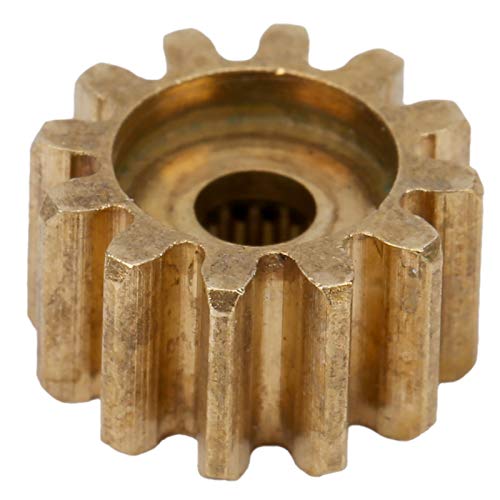 Servo -Ausrüstung Messing 12 Zahnausrüstung Mod 0,8, Hub -Ausrüstung für Industrieversorgung Teile 4305-0025-0020 (golden) von BORDSTRACT