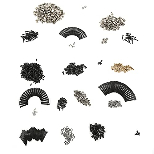 Sockelkopfschraube, 866pcs Schraube Knurled Nuss Abstandshalter Waschmaschine Sechskantmutnmutter Einsatz Hammerkopf T -Nussschraube Befestigungsscheibe, Schraube und Schraubenkits von BORDSTRACT