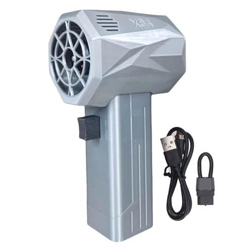 Trockener Gebläse Mini Turbo Trockner leistungsstarker Turbofan für Auto Trocknen Luftgebläse Schnelllade x64 Pro (Silber) von BORDSTRACT