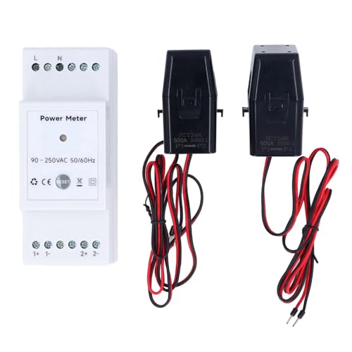 WiFi Energy Messer 500A CT-Klemme Einphase-Spannungsstrom KWH NOTAL Monitoring Messgerät 90-250VAC App Control Home Elektrizitätsnutzung von BORDSTRACT