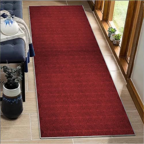 Teppich Läufer Flur Lang Rot rutschfest Küchenläufer Waschbar Geometrisches Flurteppich 40x200cm Korridor Teppichläufer Lang Küchenteppich Für Küche Wohnzimmer Schlafzimmer Teppichläufer Dekor Teppich Läufer Flur Lang Rot rutschfest Küchenläufer Waschbar Geometrisches Flurteppich 40x200cm Korridor Teppichläufer Lang Küchenteppich Für Küche Wohnzimmer Schlafzimmer Teppichläufer Dekor von BORKOY