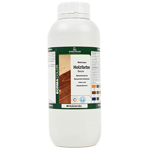 Konzentrat Beize auf Wasserbasis 1000ml Schwarz 60 von BORMA WACHS