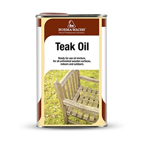 Borma Wachs 8210100054 Teka Öl für den Holzschutz, 500 ml, farblos, mehrfarbig von BORMA WACHS