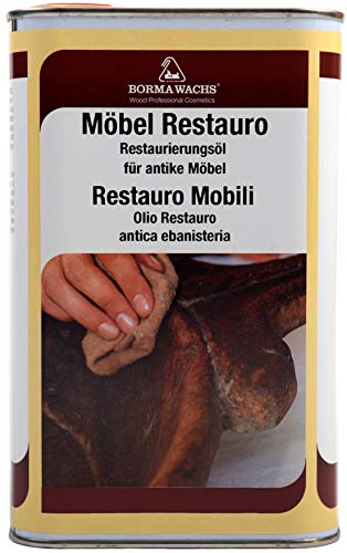500ml Möbel Restauro Öl Restaurierungsöl Pflegemittel für Helles Holz von BORMA