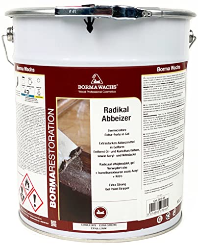 Abbeizer Kräftige Power Lackabbeizer DMC frei (10 Liter Gel) von BORMA