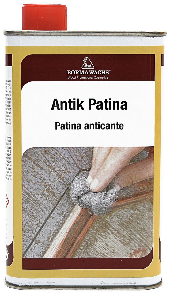 BORMA Holzbeize Antik Patina Holzbeize 500ml, Verleiht neuem Holz einen authentischen, antiken Charakter. BORMA Holzbeize Antik Patina Holzbeize 500ml, Verleiht neuem Holz einen authentischen, antiken Charakter. von BORMA