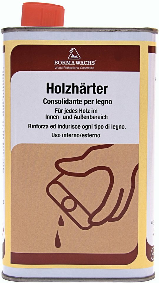 BORMA Holzgrundierung HOLZHÄRTER 500ml, Tiefeindrigend von BORMA