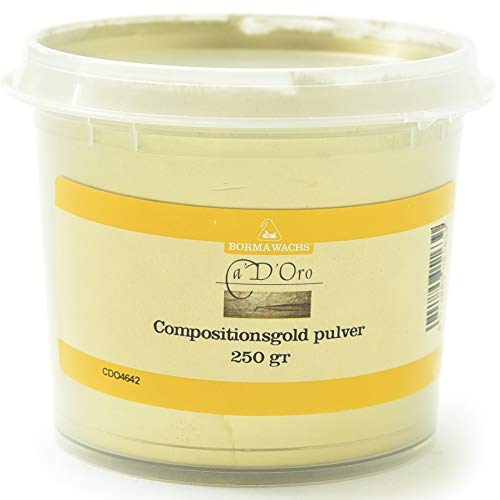 BORMA Pulver Farbpigment Konzentrat 250gr (Gold) von BORMA WACHS