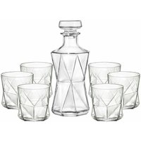 Bormioli Set 7 teilig 1 x Karaffe + 6 x Gläser von BORMIOLI ROCCO