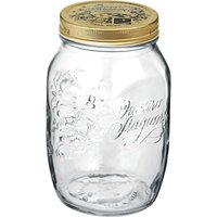 Quattro Stagioni 6 Stück, Inhalt 1000 ml, mit Deckel goldfarben - Bormioli Rocco Quattro Stagioni 6 Stück, Inhalt 1000 ml, mit Deckel goldfarben - Bormioli Rocco von BORMIOLI ROCCO