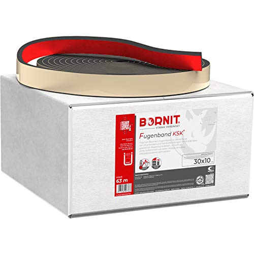 Bornit - Bitumen-Fugenband KSK - Größe: 30 x 10 mm, 63 laufende Meter von BORNIT