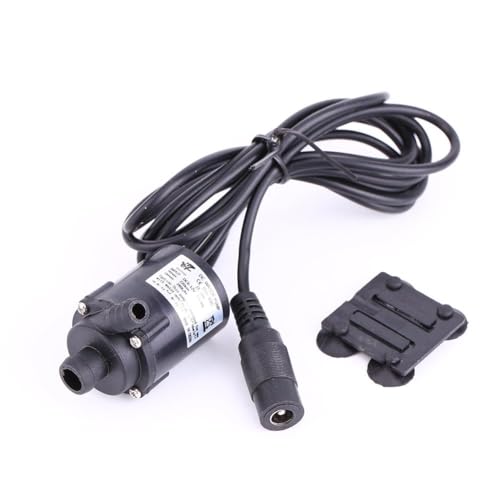 BOROCO Submersible Water Pump - DC 6V 12V Brushless Micro Motor Water Pump - 200L/M - Schwarz, Kunststoff - Tauchpumpe - 40g - 280l/Stunde - 2,2m - 6V DC - Wasserpumpe von BOROCO