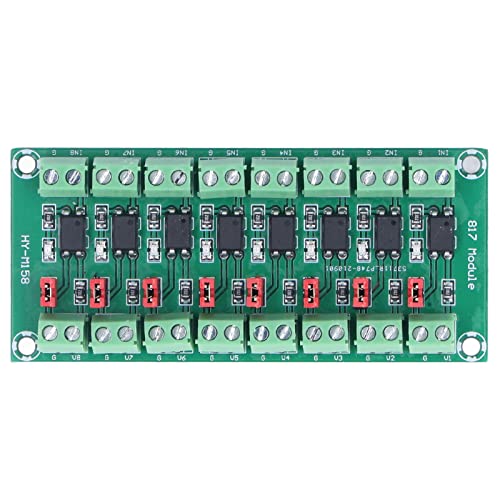 8 Kanal Optokoppler-Isolationsplatine Modul 817, 3,6-30 V, photoelektrisch isoliertes Modul 817 3,6-30 V, PC 817 unter 4 kHz von BOROCO