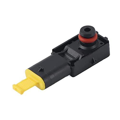 BOROCO Auto Drucksensor, Schwarz Auto Bremskraftverstärker Drucksensor 5Q0 906 207 Ersatz für A1 A3 A5 A6 A7 A8 Q2 von BOROCO