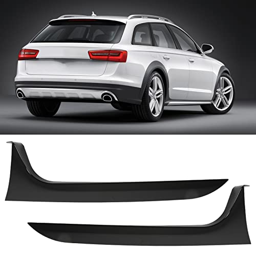 BOROCO Heckscheibenspoiler-Abdeckungsleiste, Heckscheiben-Seitenflügel abgeschrägte Verkleidung Links rechts glänzend schwarz Ersatz für A6 C7 Avant 2012-2018 BOROCO Heckscheibenspoiler-Abdeckungsleiste, Heckscheiben-Seitenflügel abgeschrägte Verkleidung Links rechts glänzend schwarz Ersatz für A6 C7 Avant 2012-2018 von BOROCO