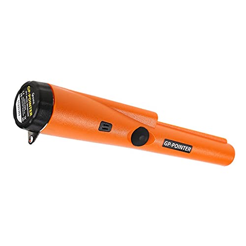 BOROCO Tragbar Metallsuchgerät, Metalldetektor Pinpointer 360° Suche Schatzsucher Sonde mit Buzzer Vibration für Erwachsene und Kinder, als LED Pin Pointer(Orange) von BOROCO