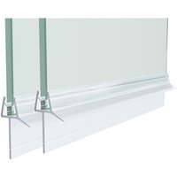 Boromal - 2x50cm Duschtür Dichtung Duschdichtung 6mm für Duschtüren Badewanne Transparent Dusche Glastür Wasserabweisende Duschdichtungen von BOROMAL