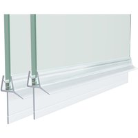 Boromal - 2x60cm Duschtür Dichtung Duschdichtung 5mm für Duschtüren Badewanne Transparent Dusche Glastür Wasserabweisende Duschdichtungen von BOROMAL