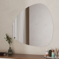 Boromal - Asymmetrischer Spiegel 60x60cm Badspiegel Asymmetrischer Badezimmerspiegel Wandspiegel Rahmenlos Dekorative Spiegel für Badezimmer, Boromal - Asymmetrischer Spiegel 60x60cm Badspiegel Asymmetrischer Badezimmerspiegel Wandspiegel Rahmenlos Dekorative Spiegel für Badezimmer, von BOROMAL