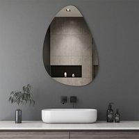 Asymmetrischer Spiegel 65x90cm Badspiegel Asymmetrischer Badezimmer Spiegel Schminkspiegel Wandspiegel für Badezimmer, Wohnzimmer, Schlafzimmer, Asymmetrischer Spiegel 65x90cm Badspiegel Asymmetrischer Badezimmer Spiegel Schminkspiegel Wandspiegel für Badezimmer, Wohnzimmer, Schlafzimmer, von BOROMAL