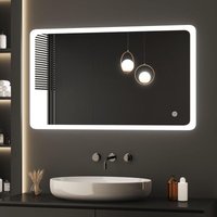 Badezimmer Spiegel mit led 60x100cm LED-Spiegel mit Touchschalter 3 Lichtfarbe Warmweiß Neutral Kaltweiß led Spiegel Wandspiegel Rechteckiger Badezimmer Spiegel mit led 60x100cm LED-Spiegel mit Touchschalter 3 Lichtfarbe Warmweiß Neutral Kaltweiß led Spiegel Wandspiegel Rechteckiger von BOROMAL